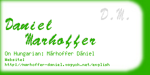 daniel marhoffer business card